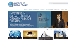 Desktop Screenshot of instituteglobalfinance.org